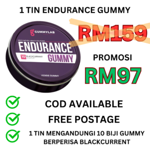 1 Tin Endurance Gummy