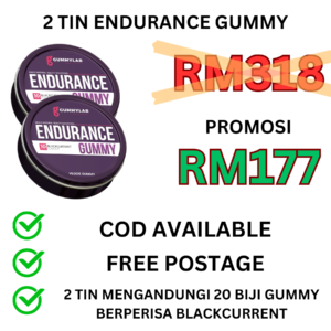 2 Tin Endurance Gummy
