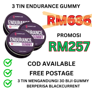 3 Tin Endurance Gummy